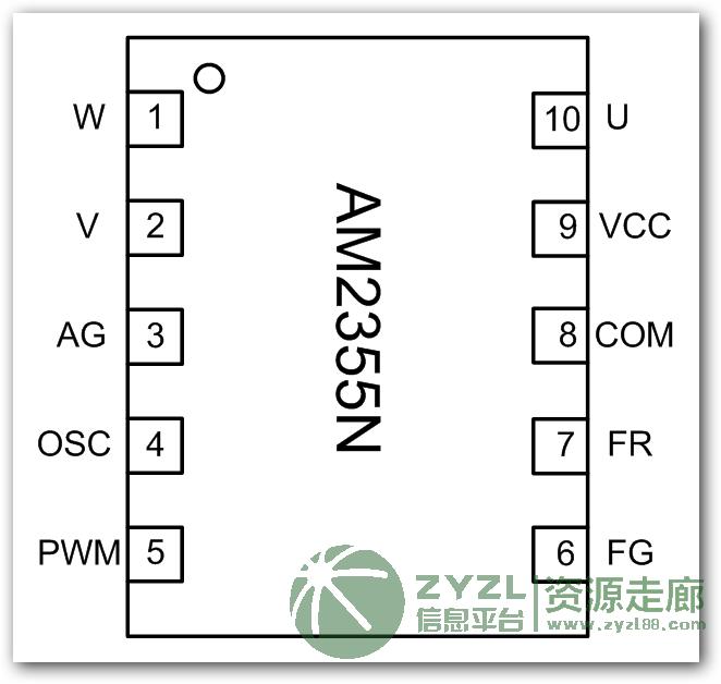 三相无感风扇电机驱动IC-AM2355N
