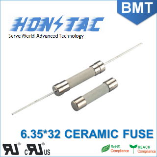 6X30陶瓷管双帽引线BMT 10A 250V